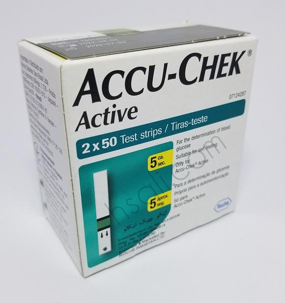 Accu Check Active St 2*50