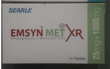 EMSYN MET XR 25/1000MG TAB